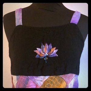 Lotus patchwork tunic.